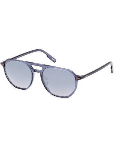 ZEGNA 0212 Sunglasses brillant des détails fins